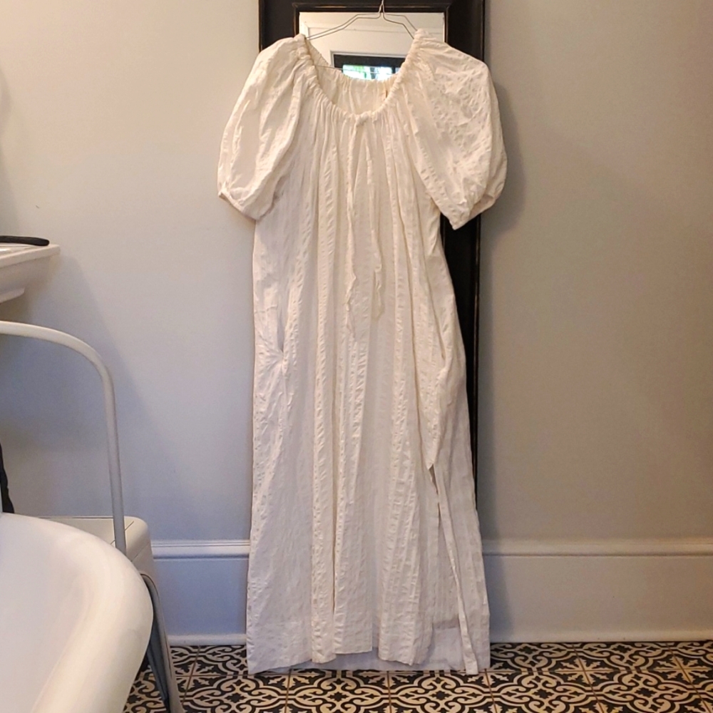 White Free People maxi dress
